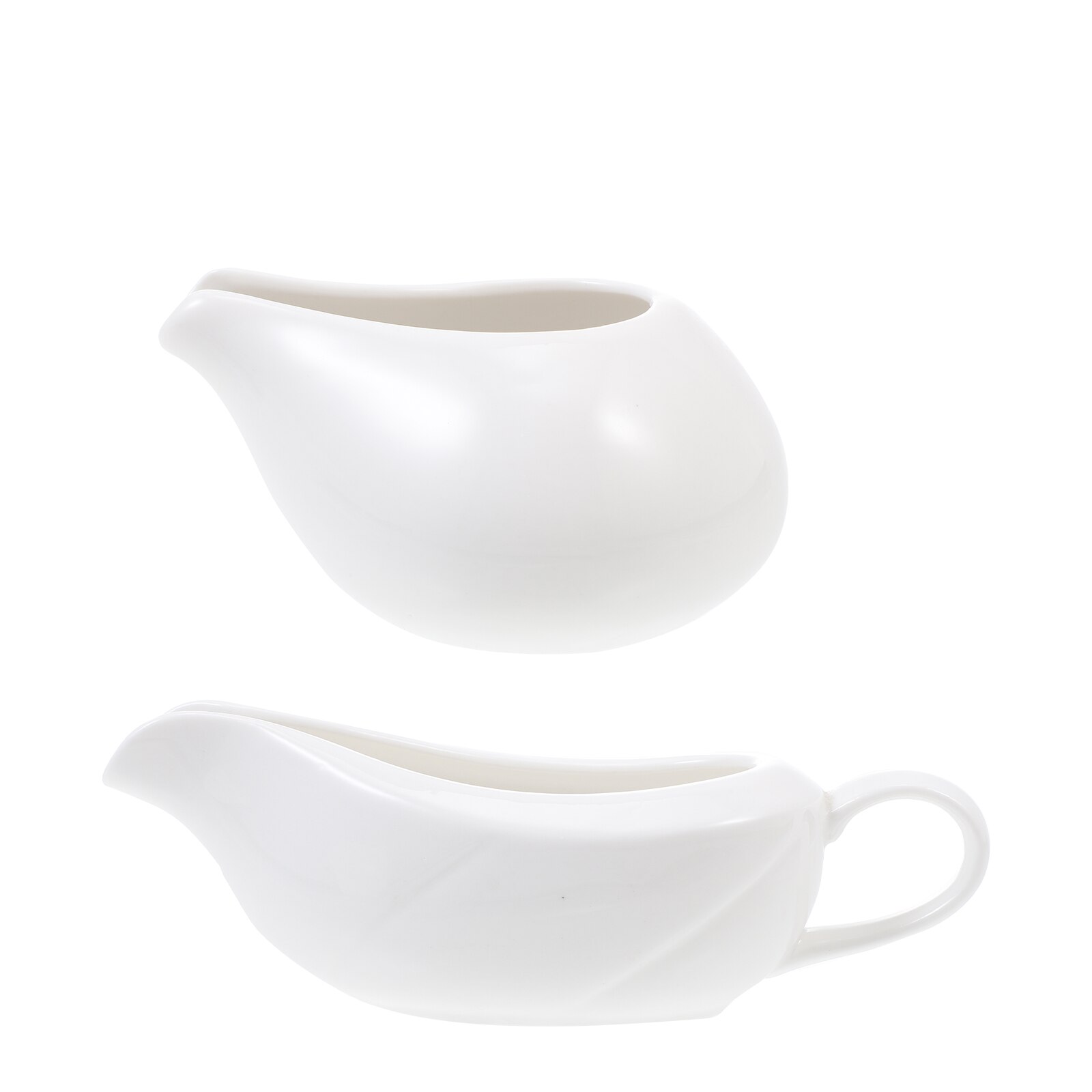 2pcs Ceramic Jugs Sauce Jugs Sauce Storage Containers Kitchen Gadget: Default Title