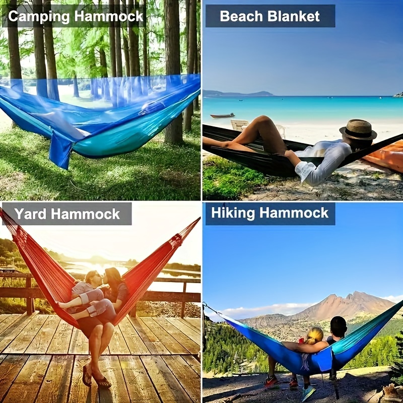 Mosquito Net Hammock Durable Camping Cot Up To 250kg Weight Capacity for Swing Options with Mosquito Net and Anti-Tipping