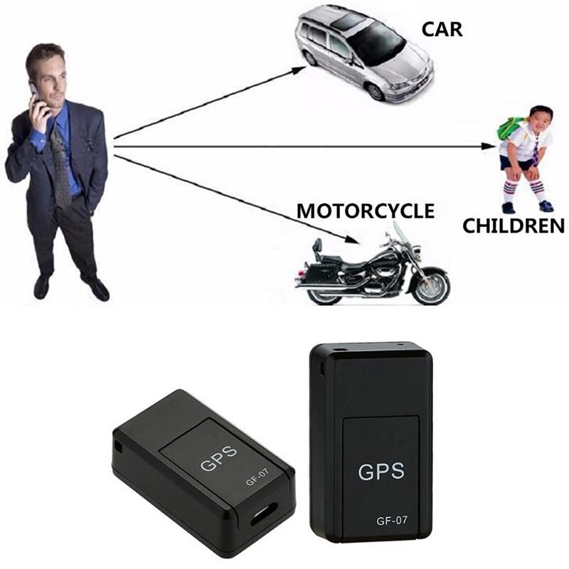 Czarny mini GPS mikro lokalizator mini lokalizator alarm antykradzieżowy magnetyczny dla samochodu/osoby monitor lokalizacji lokalizator GPS system