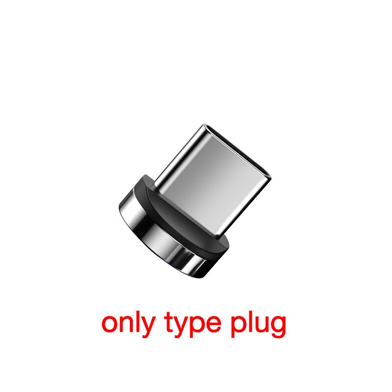 CAFELE QC3.0 LED Magnetic USB Cable for iPhone USB Type C Micro Cable 3A Fast Charging Cables for Huawei Samsung Xiaomi Oneplus: For Type C plug