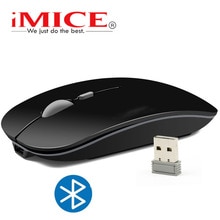 Draadloze Muis Stille Bluetooth Muis Draadloze Computer Muis Oplaadbare Usb Mause Ergonomische Muizen Geruisloze Voor Pc Laptop Mute