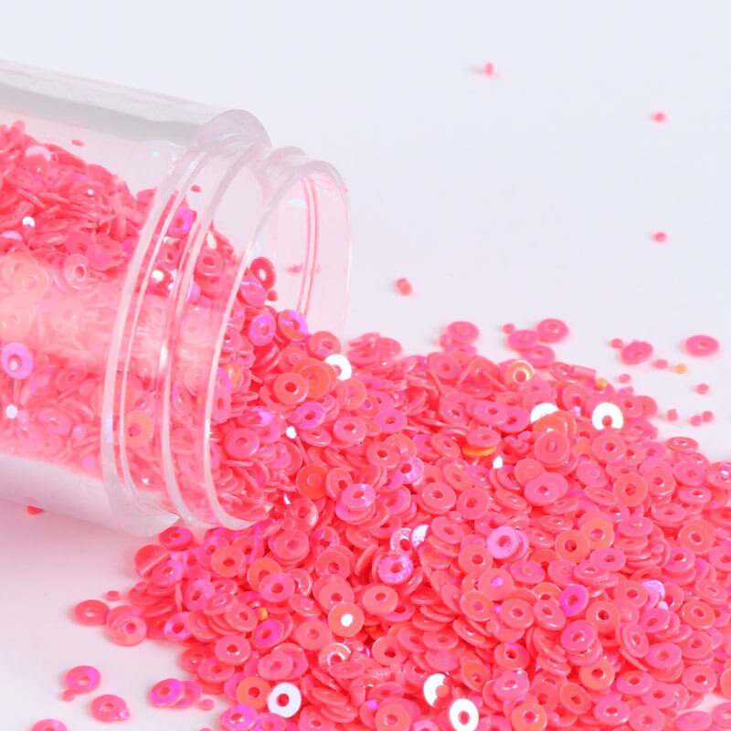 4000 Stks/partij 2Mm Platte Ronde Losse Pailletten Pailetten Naaien Wedding Craft, Kleurrijke Nail Arts, nachtclub Jurk Naaien Accessoires: AB Melon