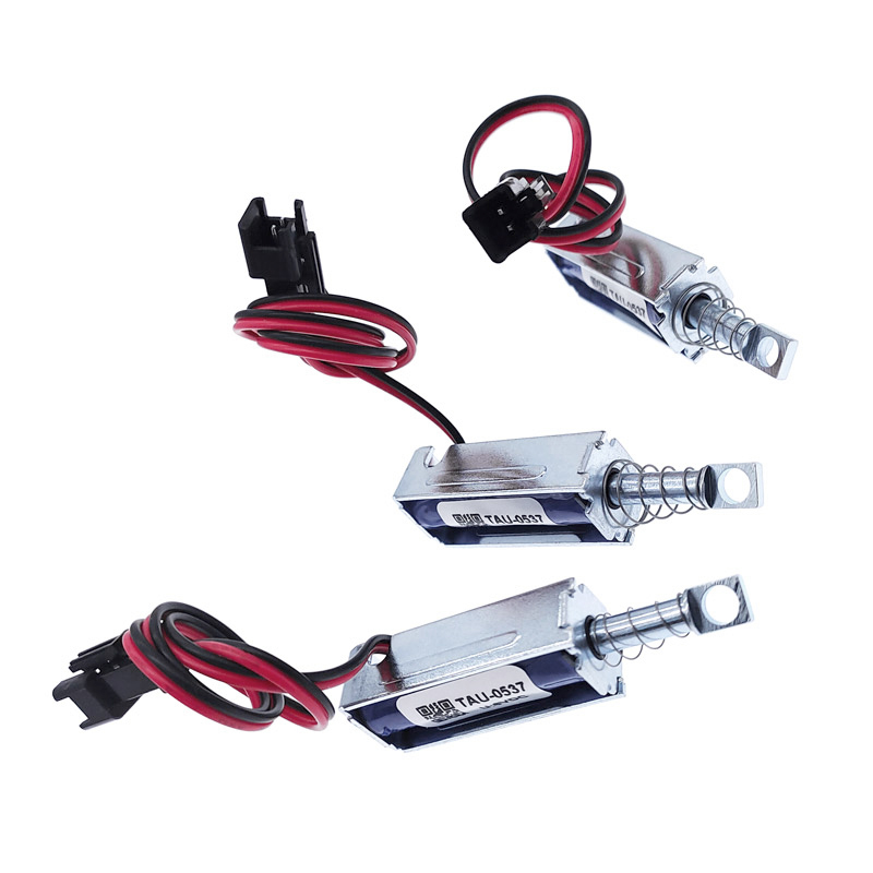 Tau-0537 Elektromagnetisches Schloss Magnetschloss DC 6V/12V/24V Elektroschloss 1,5A/2A/1A Schloss Linearmagnet