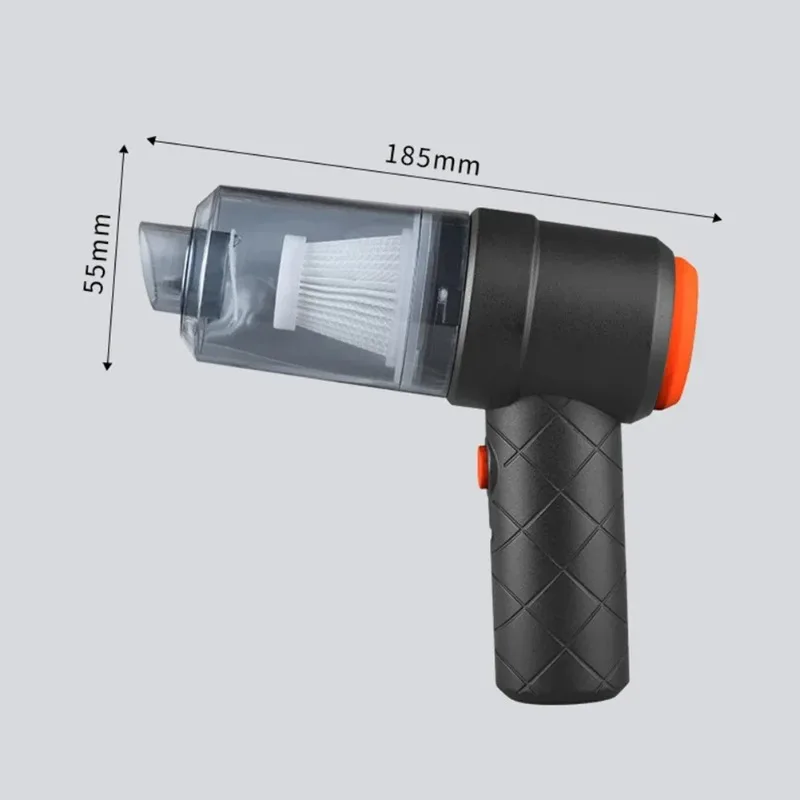 Dust Buster sans fil 1200mAh aspirateur de voiture Mini aspirateur USB charge nettoyage en profondeur portable pour maison voiture poils d'animaux et bureau
