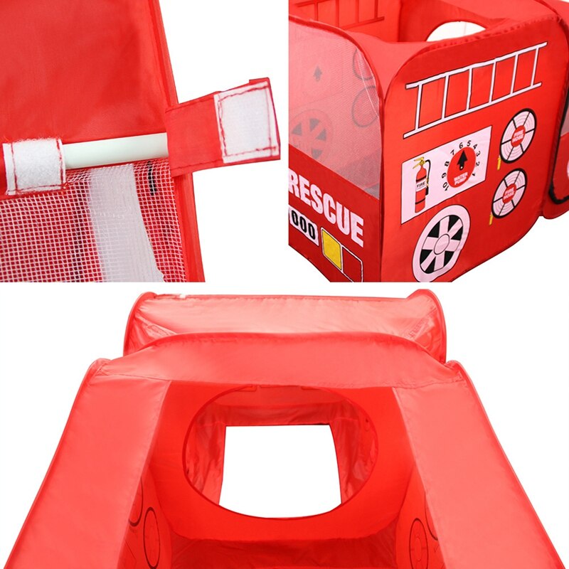 Portable Car Shape Play Tent Children's Tent Folding Kids Tents Cartoon Car Child Room Decor Indoor Outdoor Playhouse