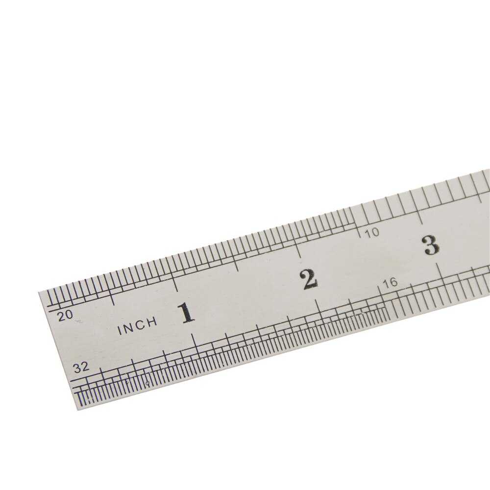 Règle métrique en acier inoxydable, outil de mesure de précision à Double face, 30cm, , 1 pièce