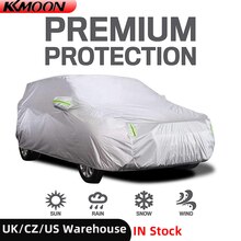 Car Cover Full Covers with Reflective Strip Sunscreen Protection Dustproof UV Scratch-Resistant for 4X4/SUV Business Car