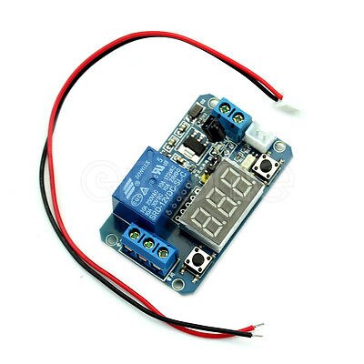 Programmable Timer Relay 12V LED Digital Display Module + IR Remote Controller