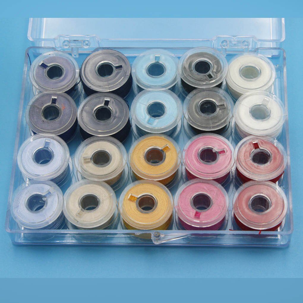 Hilo de coser hecho a mano de 20/39/40/50 colores, máquina de coser de bordado para el hogar caja de línea Kit de costura resistente a mano de hilos
