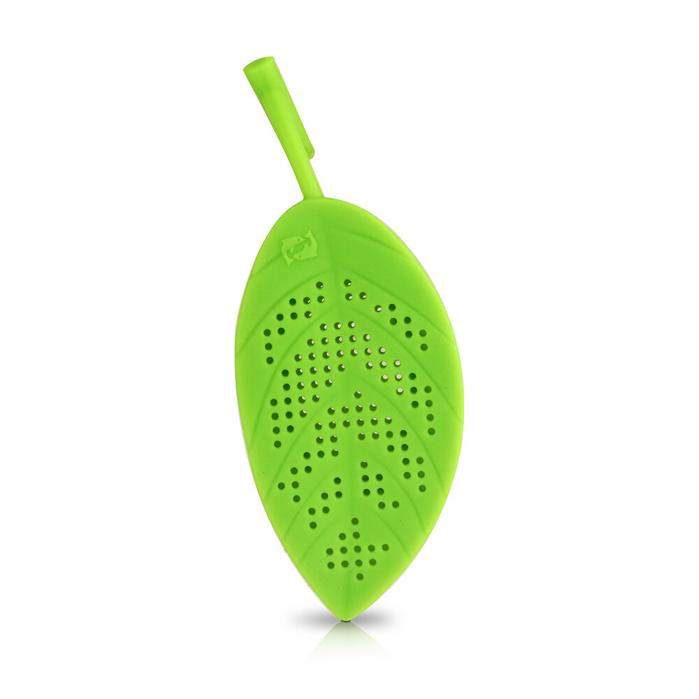 Silicone Tea Infuser Leaves Shaped Funny Herbal Tea Bag Reusable Coffee Filter Diffuser Strainer: 1 pc