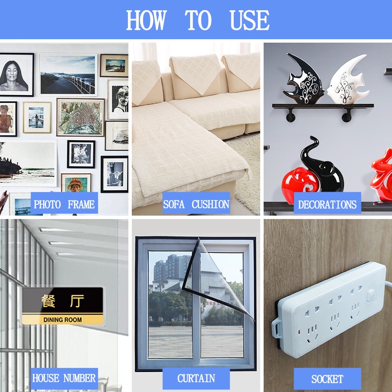 1 MT Velcro Bianco Con Bioadesivo - Foto 6