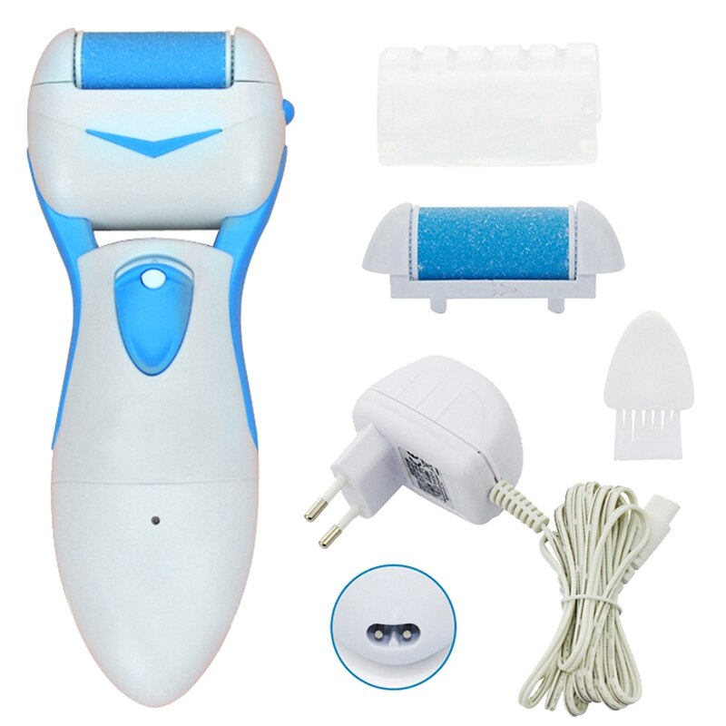 Elektrische eeltverwijderaar met stekker, oplaadbare voetvijl, elektronische eeltverwijderaar voor voeten, pedicureset