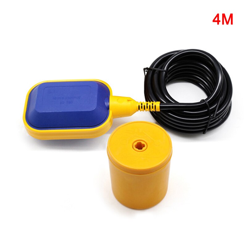 Nylig polypropylen plastkabel flottørbryter vanntank sump pumpe tilbehør vannnivåkontroller  te889: 4m