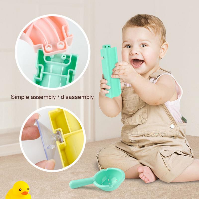 Juego de juguetes de baño para bebé, bañera de pista ensamblada, herramienta para juegos de agua, juguete para ducha de baño