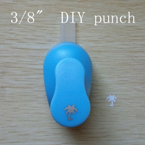 8 Mm Moeite Besparen Diy Dunne Eva Foam Puncher Papier Card Cutter Scrapbooking Mini Kleine Gat Craft Punch Cirkel Beer vorm: coco tree