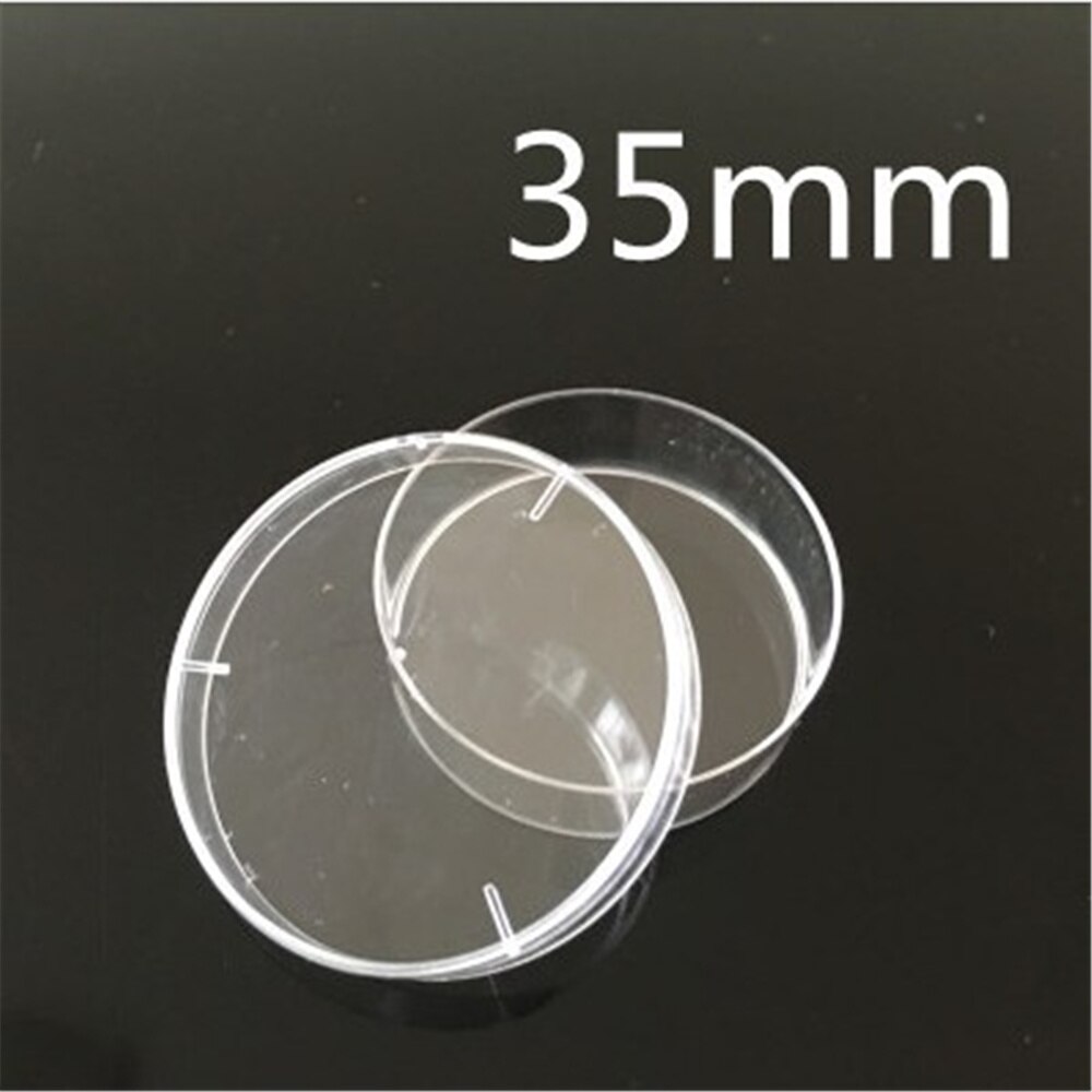 10 stk / lot petriskål til laboratorieplade bakteriel gærdiameter 35mm højde 15mm