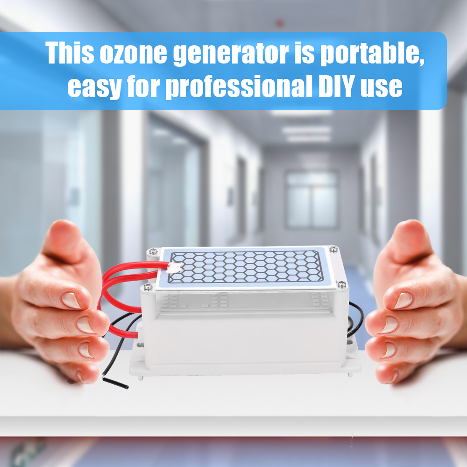 Portable 5g/h Ceramic Ozone Generator Ozonazer Water Air Purifier Portable Oxygen Concentrator Oxygen Machine Oxygen Generator