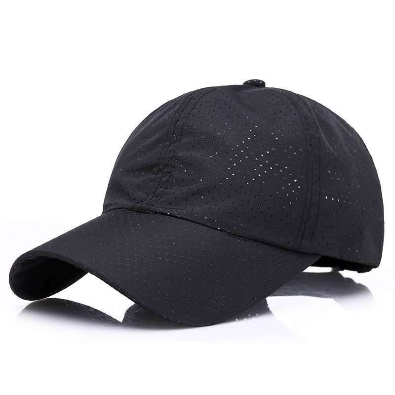 [northwood] kiinteä kesälakki snapback baseball-lippis miesten hengittävä verkkohattu gorras para hombre luu casquette lippalakit: Musta