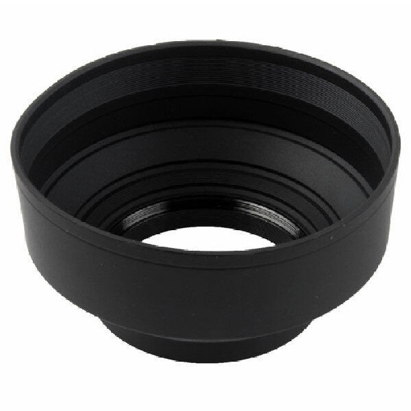 Centechia 3-Fase 3 em 1 52mm DSIR Lente Dobrável De Borracha Dobrável Lens Hood Para A Câmera Canon Nikon