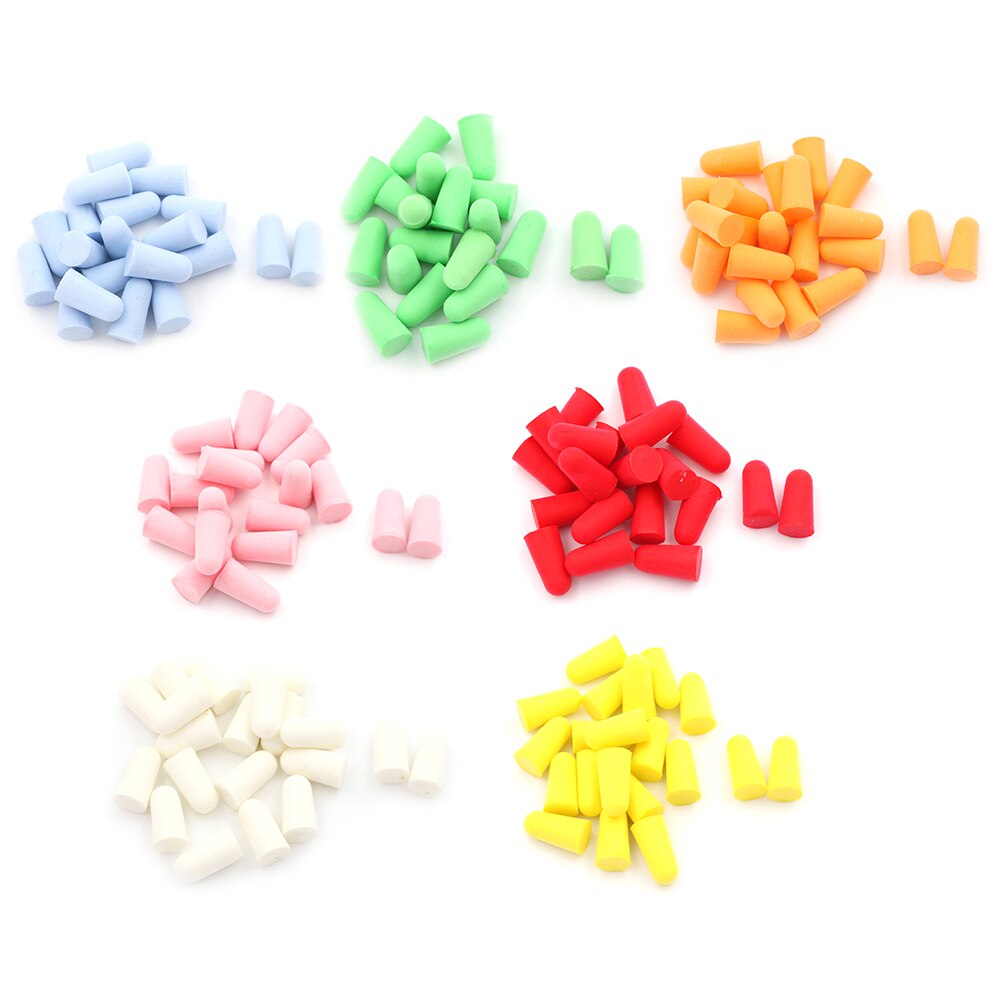 20Pcs (10 Pair) Noise Reduction Silicone Soft Ear Plugs Swimming Silicone Earplugs Protective For Sleep Comfort Earplugs