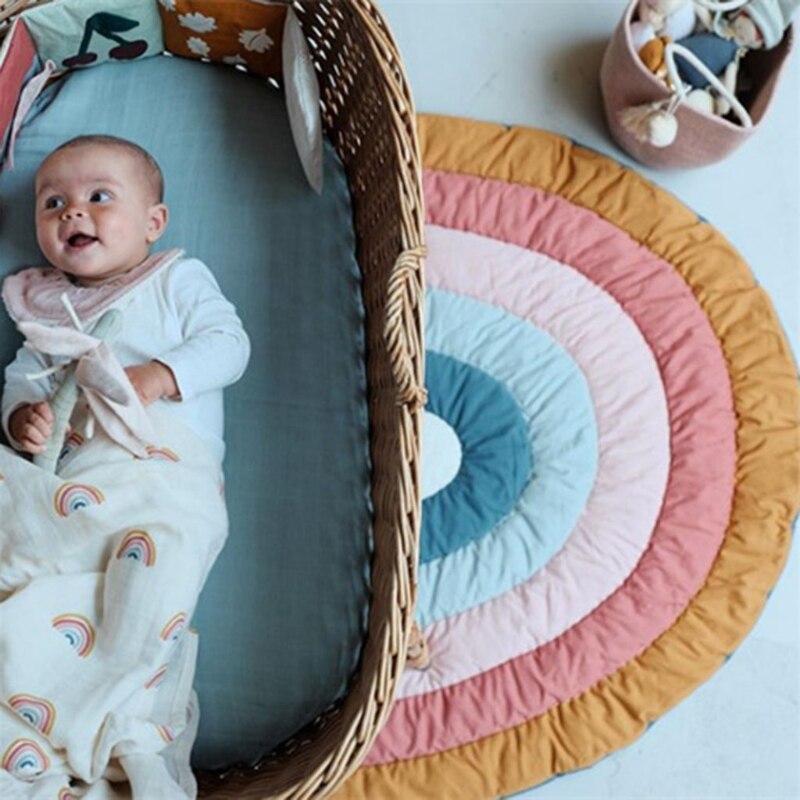Rehomy Leaf Baby Speelmat Kwekerij Tapijt Zuigelingen Vloer Buik Tijd Baby Mat Kussen Kruipen Tapijt Voor Peuters Kid Baby Kamer Decoratie