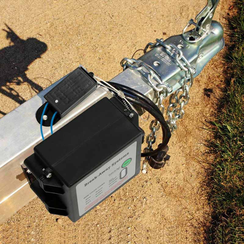 Break Away System LED Battery Meter Trailer Caravan Towing Breakaway Switch Battery Car Clutch Brake Protector