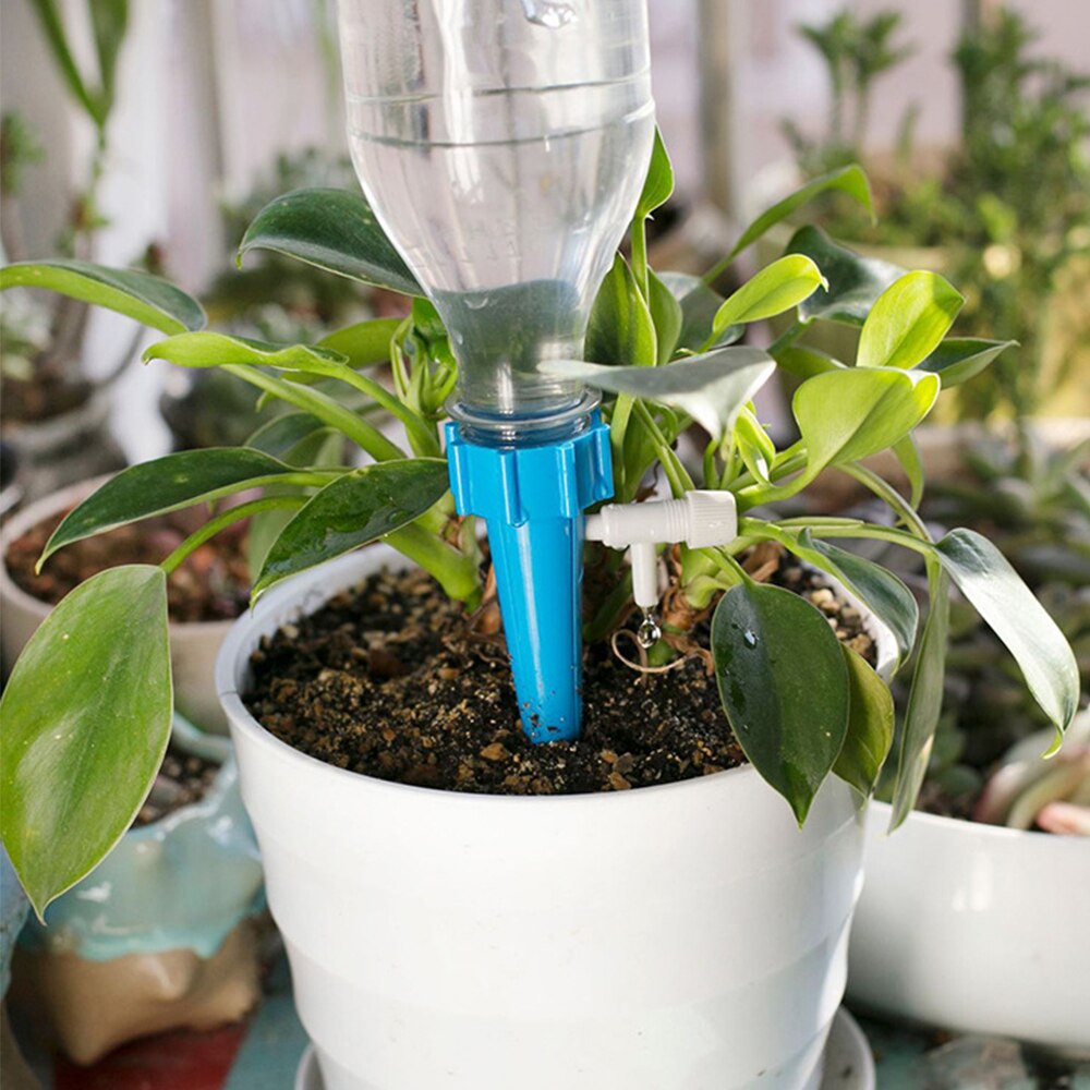 36/24/12/6 PCS Auto Drip Irrigation Watering System Dripper Spike Kits Garden Household Plant Flower Automatic Waterer Tools