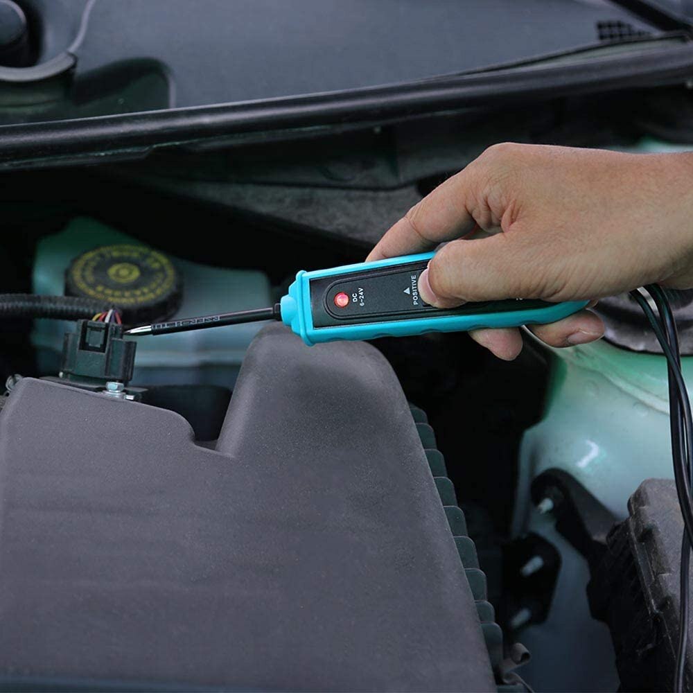 EM285, probador de circuito eléctrico automotriz, herramienta de prueba de sistema eléctrico de coche, herramienta de detección de Circuito automático 6-24V DC