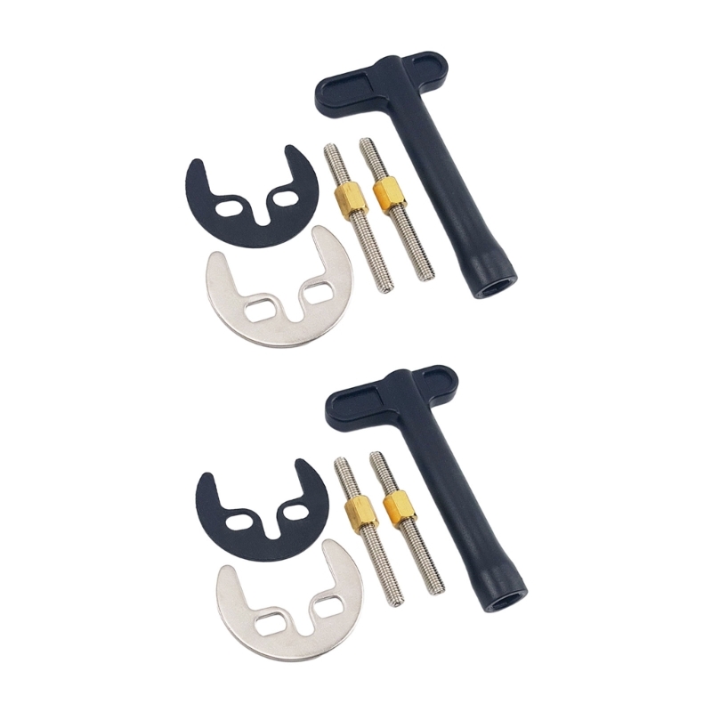 Faucet Mounting Nut and Washer Faucet Lock Mounting Fittings Fixing Tool for Kitchen Basin Tap Easy to Install: WHITE