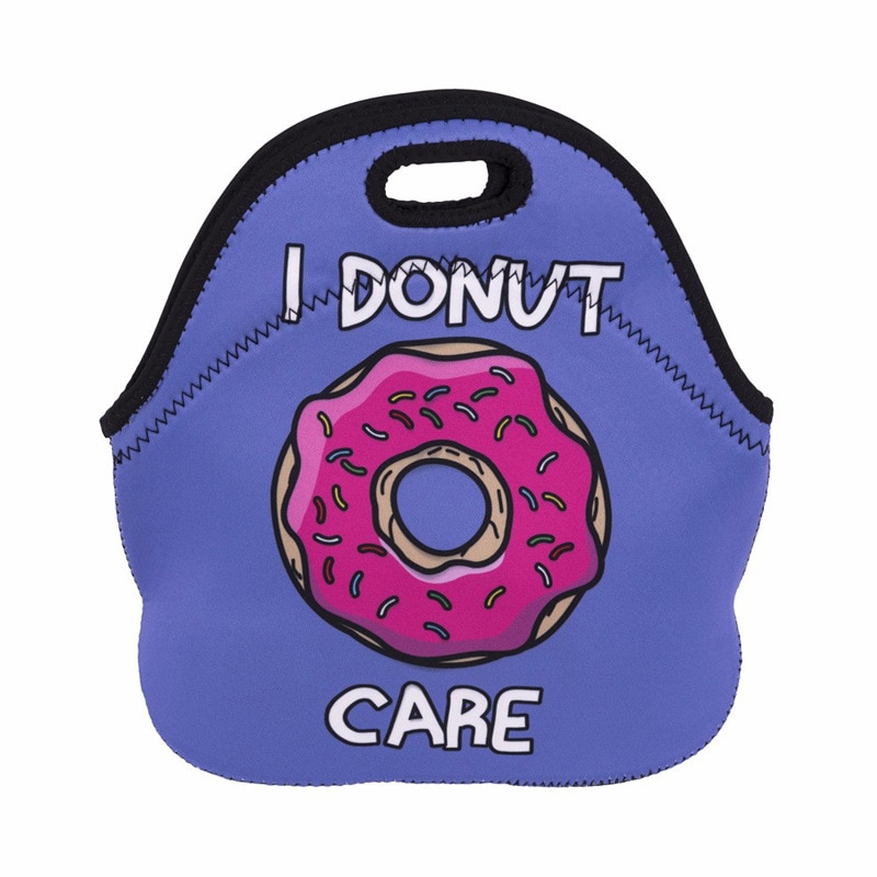 Thermal Insulated 3d Print Neoprene Lunch Bag for Man Women Kids Lunch Bags Cooler Insulation Lunch Box Food Bag: G