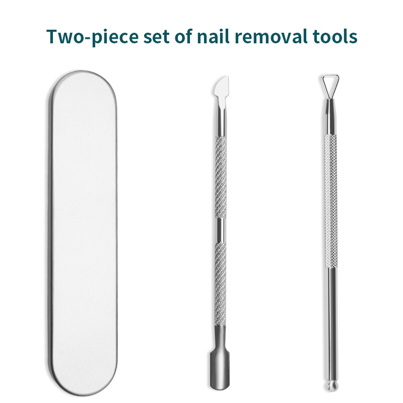 YASHNI Nail Cuticle Nipper Stainless Steel Tweezer Clipper Dead Skin Remover Scissor Plier Pusher Nail Tool ZJ01: 2Pcs