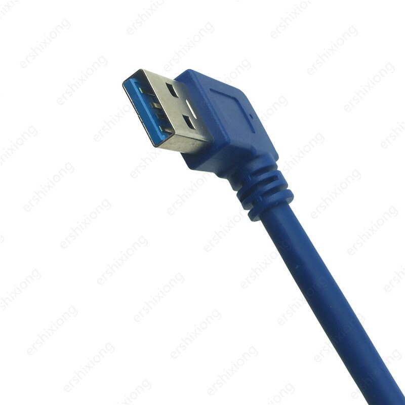 USB Extension Cable Cord Super Speed USB 3.0 Cable Male to Female Data Sync USB Extender Extension Cable 90 Degree Right Angled
