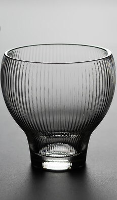 Tasse d'eau en verre thé boisson froide | Résistant au vent simple de style japonais, tasse de thé, tasse de vin, verre fleur thé vert tasse de thé: drum cup