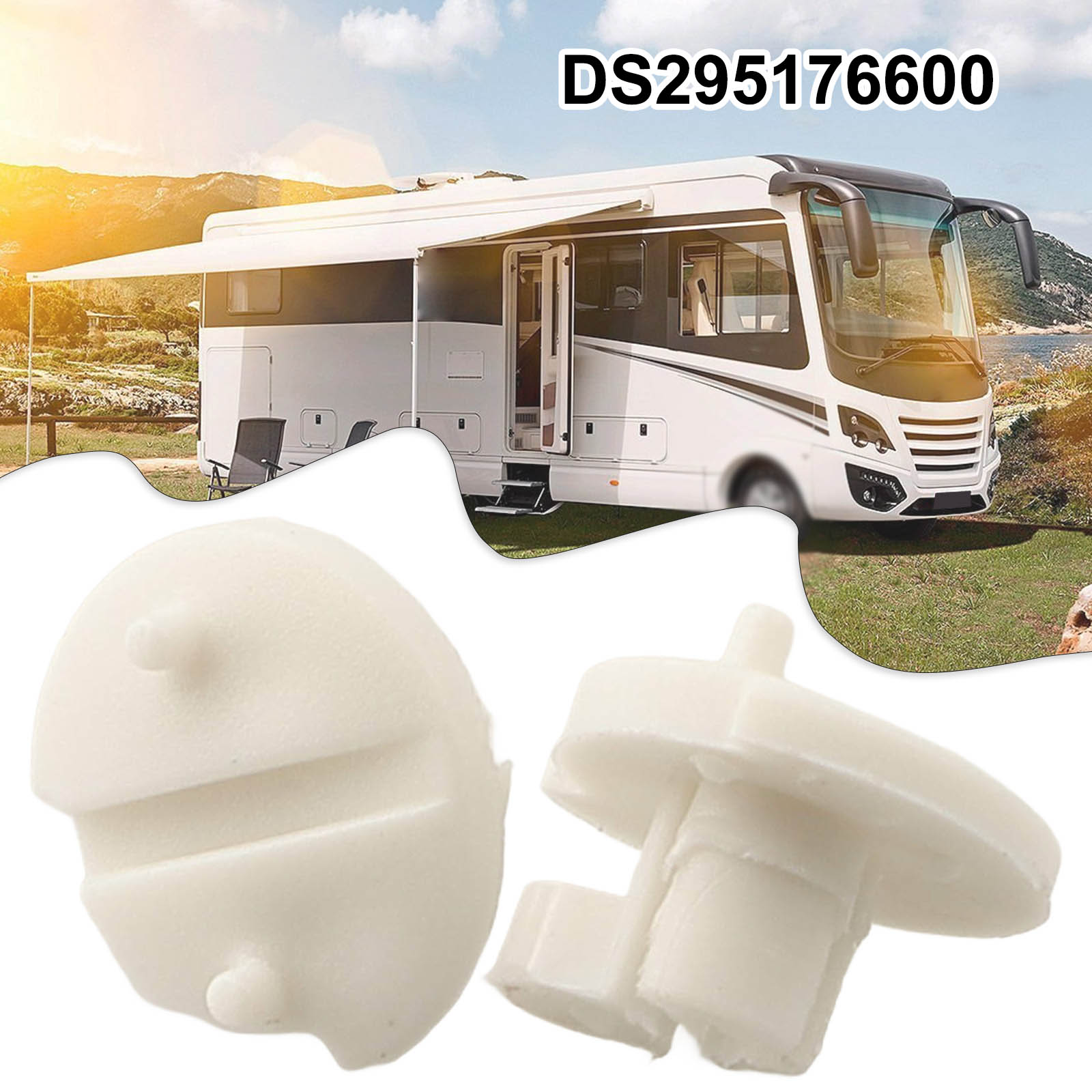 Clips de fermeture d'hiver pour évent de réfrigérateur, camping-car, accessoires beiges DS, 2 pièces/ensemble 295176600 Pour caravane dométique camping-car