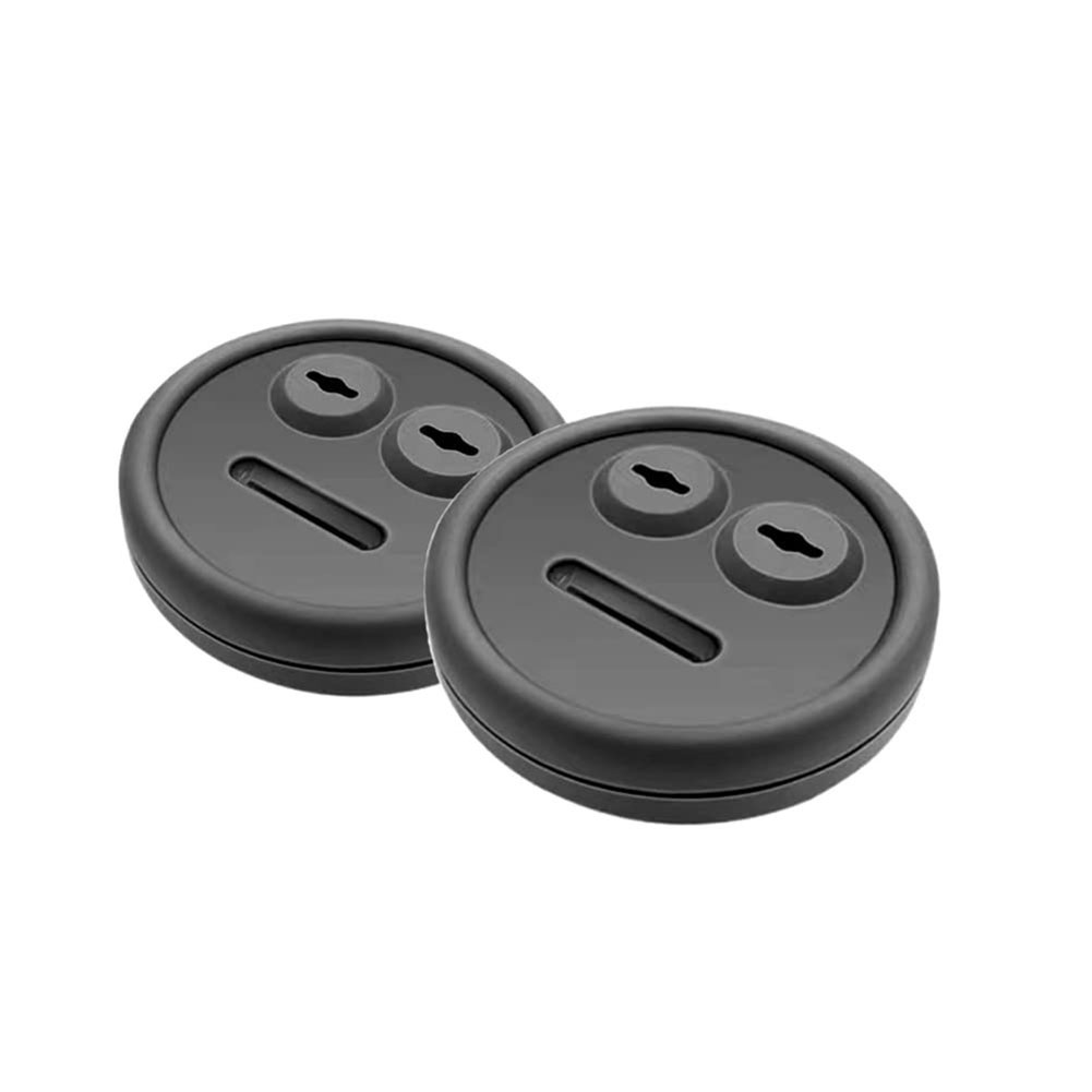 Bbq grill sonde pakning fødevaregodkendt silikone grilltermometer grommet reservedele til weber smokey grill tilbehør: Hvid