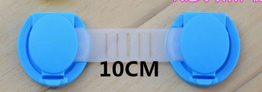 10 PC Plastic Baby Veiligheid Bescherming Voor Kinderen Kind Lock Kastdeur Baby Safety Lock Baby Veiligheidsslot Kid Veiligheid producten: blue 10cm 10x