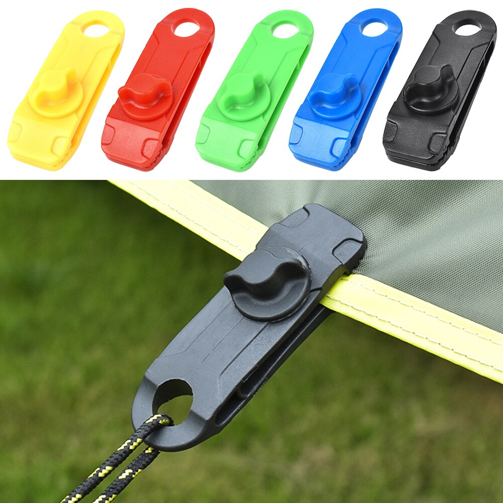 10 teile/satz Zelt wanderung plane clip anker outdoor Caravan clampgripper falle Straffen snap kiefer grip camp markise baldachin werkzeug leinwand kit