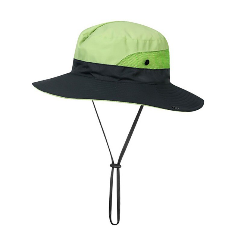Paardenstaart Zonnehoed Vrouwen \ 'S Outdoor Uv-bescherming Opvouwbare Mesh Brede Rand Strand Vissen Cap