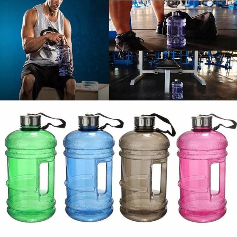 Water Bottle 2.2L Plastic Drinkware Tour Outdoor Sport School Novelty Shape Proof Seal Gourde Climbing Water Bottles