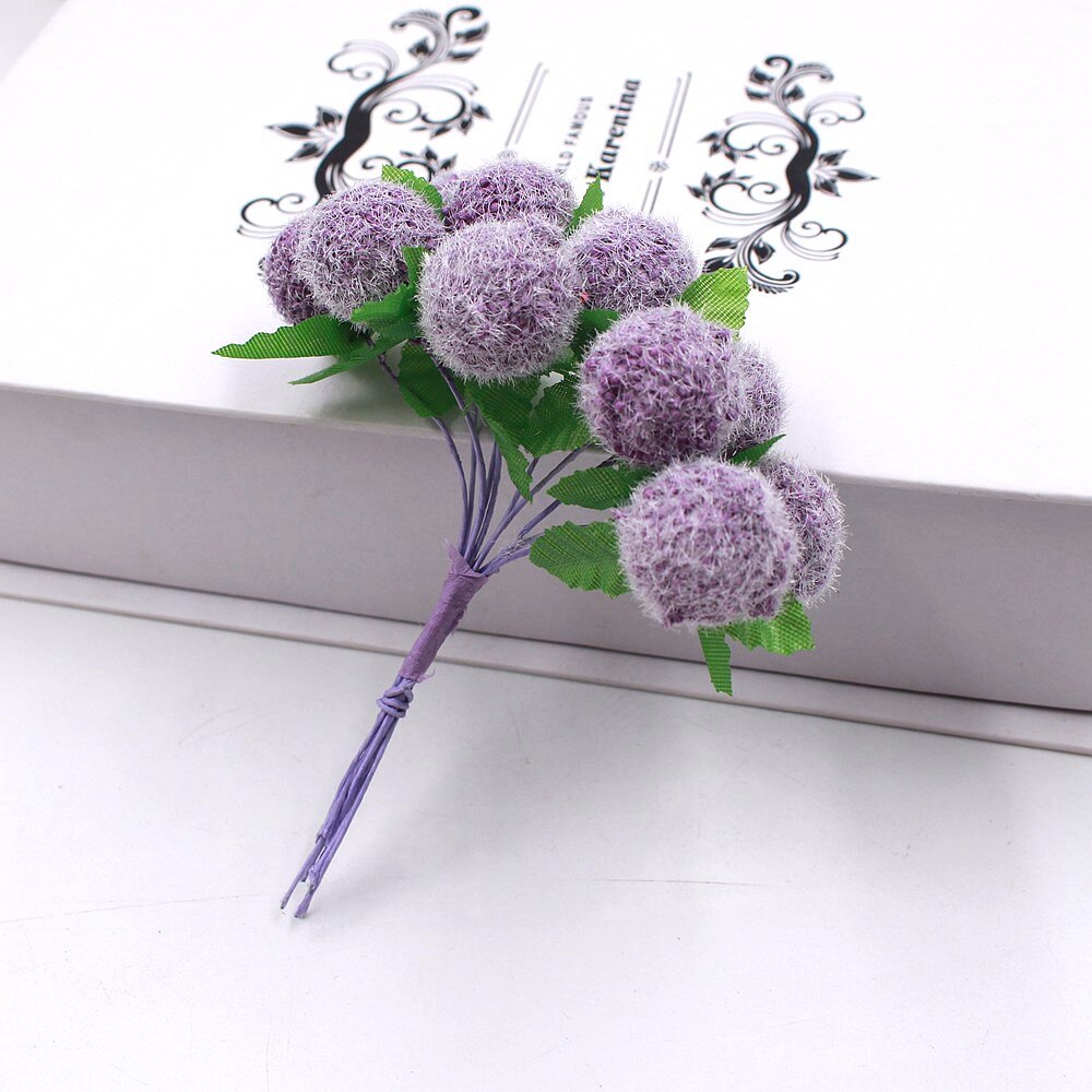 10 Stks/partij Kleine Boeket Kunstbloemen Meeldraden Cherry Berry Kerst Festival Party Decor