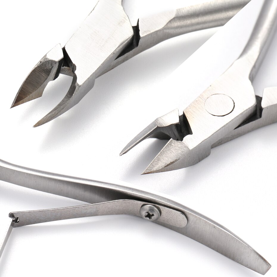 Fingernail Toenail Cuticle Nipper Nail Art Scissor Pliers Manicure Timmer Edge Dead Skin Cutter Pro Pedicure Nail Tools BE1586
