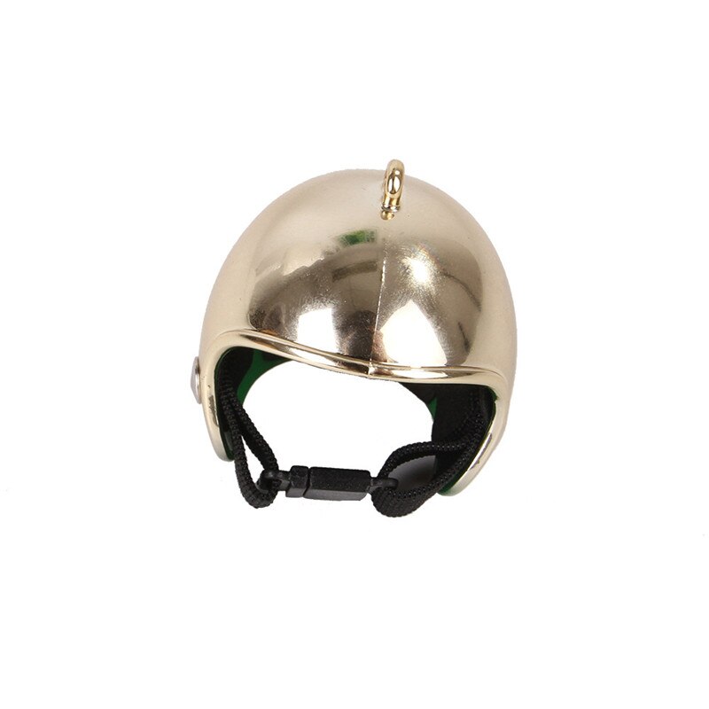 Cute Chicken Hat Chicken Helmet Protection Head Small Pet Hard Hat Bird Cap Headgear For Chicken Duck And Other Poultry: Gold
