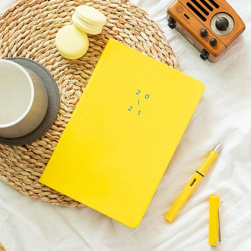 Year A5 Agendas Journals PU Notebook Planner Organizer Diary Schedule Book Journal Diary Planner A5 Notebook