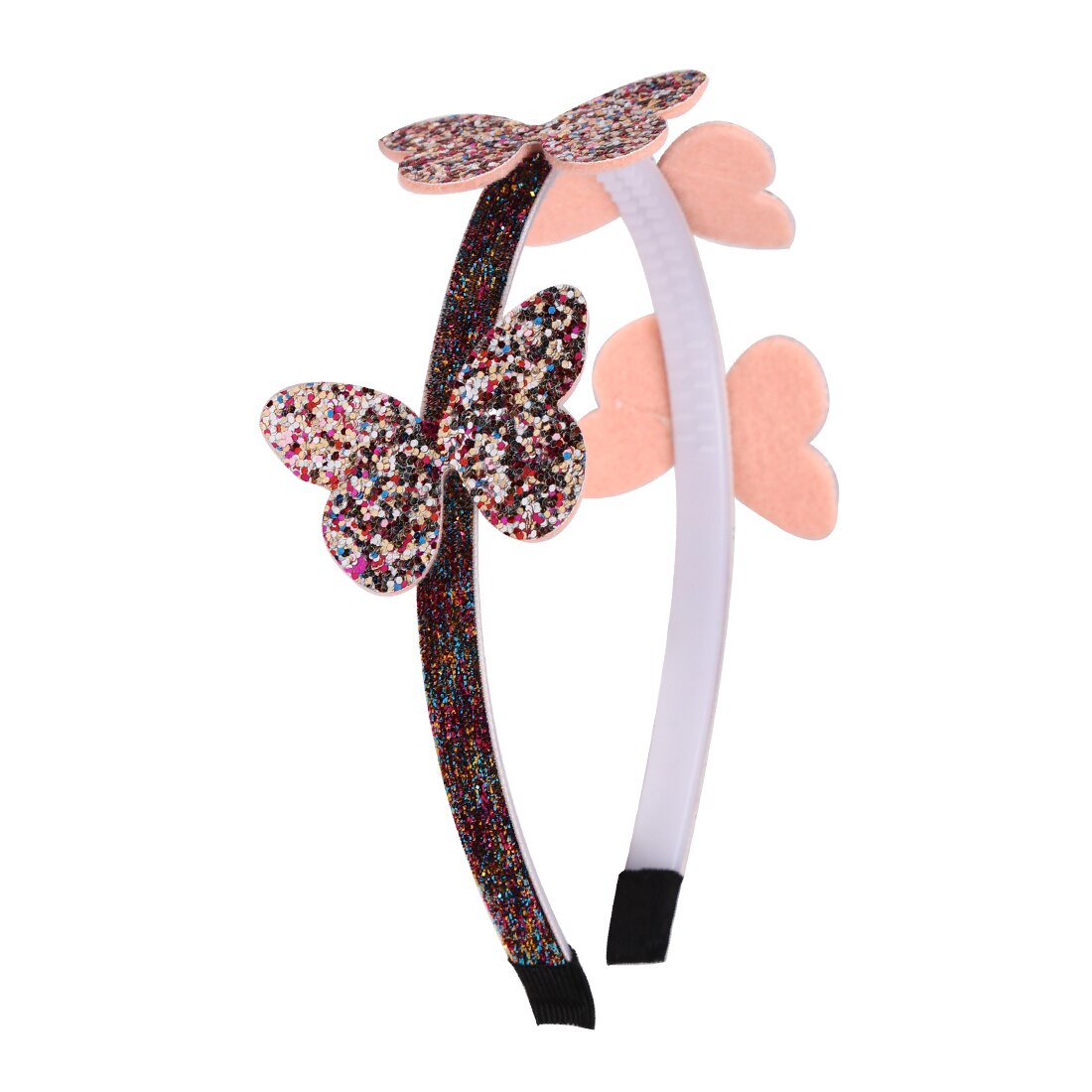 1 PC Girls Sparkly Headband Children Glitter Bows Headband Kids Sweet Head Hoop Party Highlight Wedding Head Wear: 8