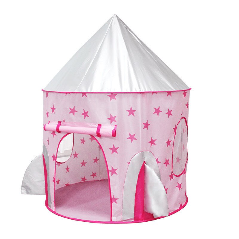 Tienda de campaña portátil 3 en 1 para niños, casa de juegos con cápsula espacial de unicornio, plegable, piscina de bolas para interiores y exteriores, para bebé: single S