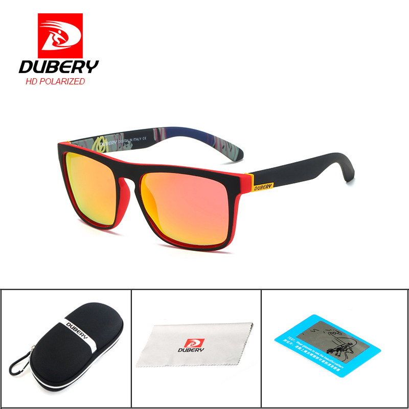 Gafas de sol polarizadas DUBERY, gafas de sol cuadradas para hombre, gafas de sol para hombre, gafas de sol Retro de lujo de de
