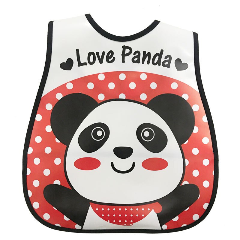 Baby Bibs EVA Plastic Waterproof Lunch Feeding Bibs Baby Cartoon Feeding Cloth Children Baby Apron Babador Bib: 8