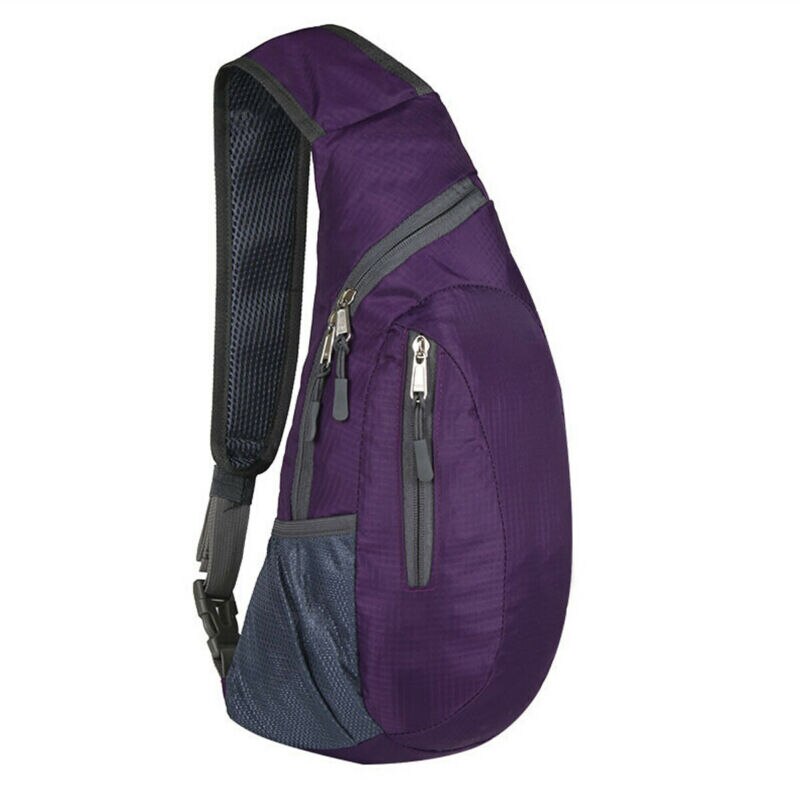 Bolso de mano deportivo de nailon para mujer, bolsa cruzada de pecho, informal, portátil, para viajes al aire libre, Unisex,