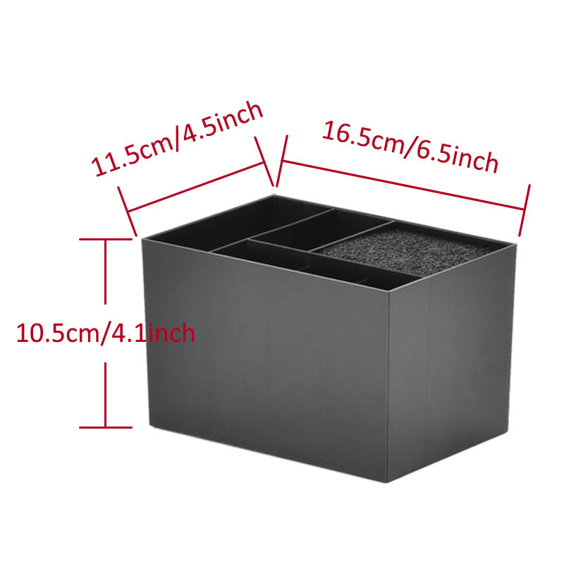Barbershop Hairdressing Tools Storage Box Pro Barber Scissors Combs Holder Makeup Display Stand Salon Home Toolsbox Supplies
