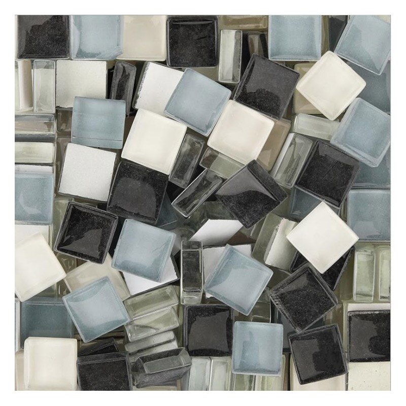 100pcs/lot Crystal Glass Mosaic Tile Handmade Material For Kids Mixed